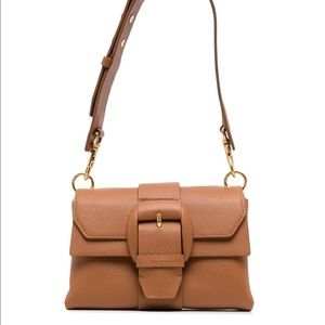 Oroton Frida Soft Medium Satchel in Maple